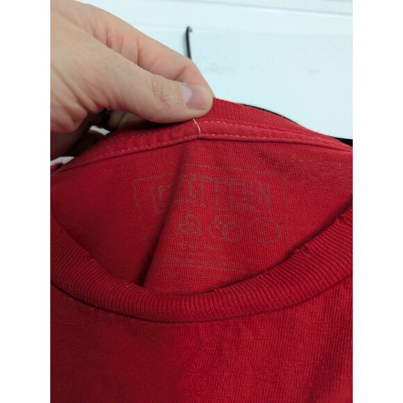 Led Zeppelin Vintage Concert Crop Red Top Tee Size Women's Medium - Picture 3 of 3